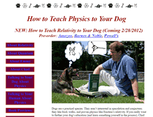 Tablet Screenshot of dogphysics.com